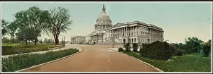 William H Prints: The Capitol, Washington, D.C. c1898. Creator: William H. Jackson