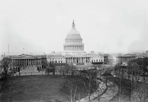 Us Capitol Prints: Capitol - Washington, D.C. between c1910 and c1915. Creator: Bain News Service