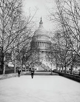 Us Capitol Prints: The Capitol, Washington, D.C. c.between 1910 and 1920. Creator: Unknown
