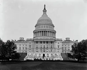 Us Capitol Prints: Capitol, Washington, D.C. The, between 1880 and 1897. Creator: William H. Jackson