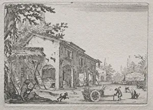 Caprices: The Italian Farm. Creator: Jacques Callot (French, 1592-1635)