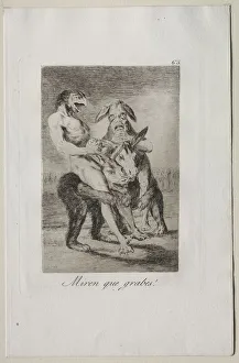 Caprices: Look How Solemn They Are!. Creator: Francisco de Goya (Spanish, 1746-1828)