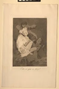 Caprichos: That Certainly is Being Able to Read. Creator: Francisco de Goya (Spanish, 1746-1828)