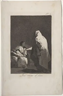 Caprichos: Here Comes the Bogieman. Creator: Francisco de Goya (Spanish, 1746-1828)