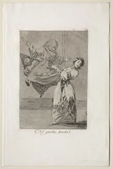 Caprichos: Dont Scream Stupid. Creator: Francisco de Goya (Spanish, 1746-1828)
