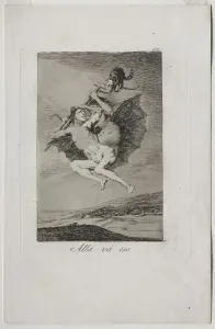 Caprichos: There It Goes Creator: Francisco de Goya (Spanish, 1746-1828)