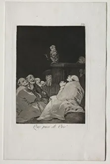 Caprichos: What a Golden Beak!. Creator: Francisco de Goya (Spanish, 1746-1828)