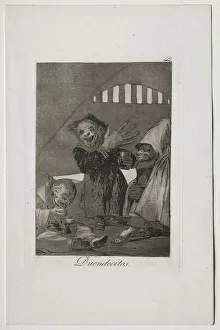 Caprichos: Hobgolins. Creator: Francisco de Goya (Spanish, 1746-1828)