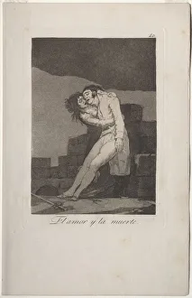 Caprichos: Love and Death. Creator: Francisco de Goya (Spanish, 1746-1828)