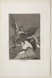 Caprichos: Tale-Bearers-Blasts of Wind. Creator: Francisco de Goya (Spanish, 1746-1828)