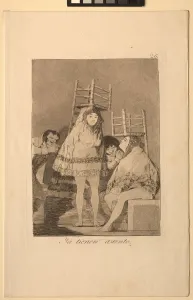 Caprichos: Theyve Already Got a Seat (i. e. bottom). Creator: Francisco de Goya (Spanish