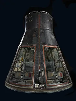 Space Capsule Prints: Capsule, Gemini VII, 1965. Creator: McDonnell Aircraft Corp