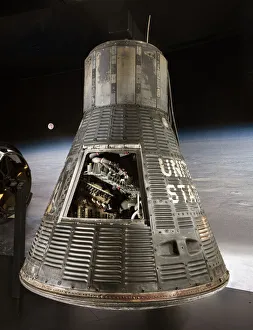 Glenn John Herschel Prints: Capsule, Mercury, MA-6, 1962. Creator: McDonnell Aircraft Corp