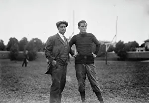 American Football Prints: Capt. Hart - McGregor - Princeton, between c1910 and c1915. Creator: Bain News Service