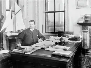 Dry Plate Negative Prints: Capt. N.H. Farquhar, Bureau of Yards and Docks, between 1890 and 1894. Creator: Unknown