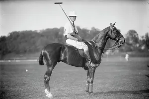 Ponies Prints: Capt. Thomas [polo], between c1910 and c1915. Creator: Bain News Service