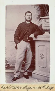 Backdrop Prints: Capt. Walter Higgin 65th Regt, c.1860. Creator: Unknown
