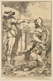 Reynolds Collection: A Captain of Banditti Sending Out a Party (from Fifteen Etchings Dedicated to