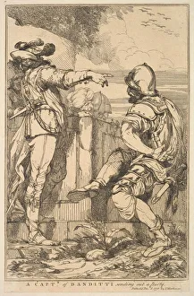 Mortimer Prints: A Captain of Banditti Sending Out a Party (from Fifteen Etchings Dedicated to