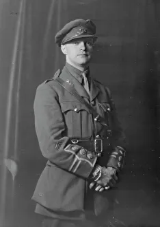 Cartoonist Prints: Captain Bruce Bainsfather [sic], portrait photograph, 1918 Oct. 8. Creator: Arnold Genthe
