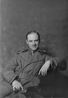 Cartoonist Prints: Captain Bruce Bainsfather [sic], portrait photograph, 1918 Oct. 8. Creator: Arnold Genthe