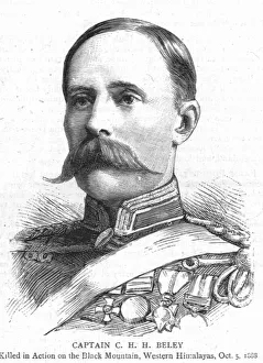 The Raj Prints: Captain C. H. H. Beley; Killed in action on the Black Mountain