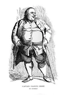 Obese Gallery: Captain Francis Grose By Himself, 18th century.Artist: Francis Grose