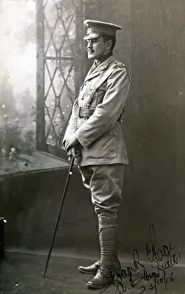 Page Prints: Captain Frank Page MC, photographed in 1915. Creator: Unknown