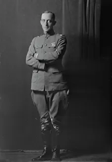 Puttee Prints: Captain George Davis, portrait photograph, 1918 Sept. 7. Creator: Arnold Genthe