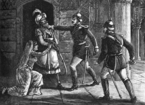 Galpin Prints: Captain Hodson Arresting the King of Delhi, c1891. Creator: James Grant