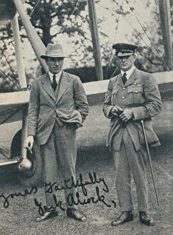 Captain John Alcock and Lieutenant Arthur Whitten Brown, British aviators, c1919 (c1937)