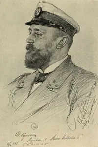 Allers Gallery: The captain of the Kaiser Wilhelm II, 1898. Creator: Christian Wilhelm Allers