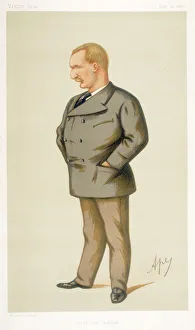 Captain Matthew Webb, first man to swim the English Channel, 1875. Artist: Carlo Pellegrini