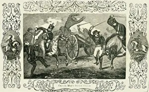 John Frost Prints: Captain May's Second Charge, 1849. Creator: Unknown