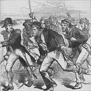 Captain Money Leading the Blue-Jackets, c1880