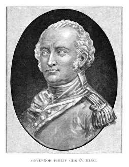 Frederic B Prints: Captain Philip Gidley King, British naval officer and third Governor of New South Wales