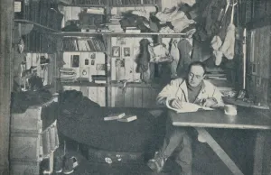 Diary Prints: Captain R. F. Scott, R. N. writing in his diary, c1900-1912, (1936)