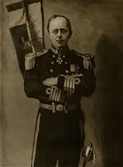 Sir Emery Walker Prints: Captain Robert F. Scott, R. N. C. V. O. c1900-1910, (1913). Artist: Emery Walker