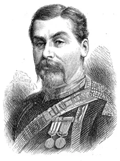 First Asante Expedition Prints: Captain Sartorius, of the Ashantee Expedition, 1874. Creator: Unknown