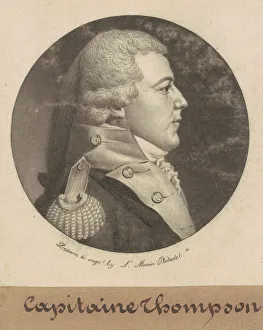 Captain Thompson, 1800. Creator: Charles Balthazar Julien Fevret de Saint-Memin
