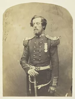 Grenadier Guard Gallery: Captain Verschoyle, Grenadier Guards (an Early Photographer), Taken at the Crimea, 1855