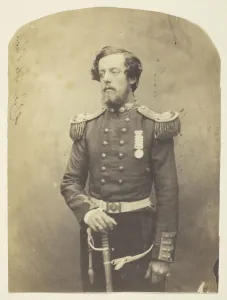 Thinly Albumenized Print Prints: Captain Verschoyle, Grenadier Guards (an Early Photographer), Taken at the Crimea, 1855