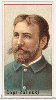 Souvenir Book Prints: Captain Zalinski, printers sample for the Worlds Inventors souvenir album (A25