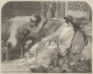 Enslaved People Prints: The Captive, from Illustrated London News, April 15, 1848. Creator: H