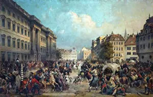 1760s Prints: Capture of Berlin on 28 September 1760, 1849. Creator: Alexander von Kotzebue