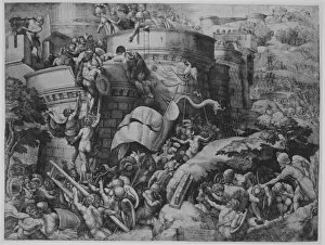 North African Gallery: The Capture of Carthagena by Scipio and His Troops, 1539. Creator: Georg Pencz