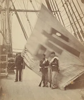 Beato Gallery: The Capture Corean [sic] Standard, 1871. Creator: Felice Beato