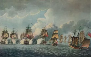 Capture of the Freja, c1805