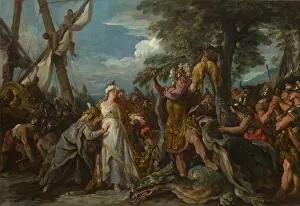 Golden Fleece Gallery: The Capture of the Golden Fleece, 1743. Artist: Troy, Jean-Francois de (1679-1752)