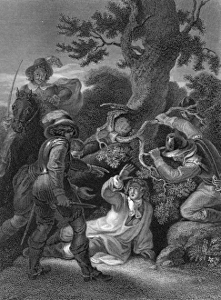 Fitzroy Prints: Capture of James, Duke of Monmouth after the Battle of Sedgmoor, July 1685